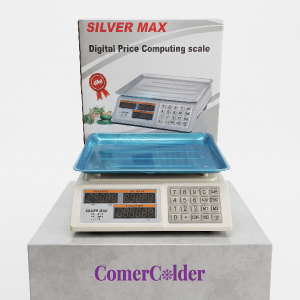 BÁSCULA DIGITAL 40 KILOS TECLADO EN ACERO